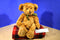 Russ Sutton Brown Teddy Bear With Green Bow Beanbag Plush