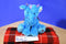 Russ Shining Stars Blue and Purple Dragon 2006 Beanbag Plush (No Code)