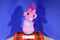 Wild Republic Sweet and Sassy Pink and Purple Sea Horse 2011 Beanbag Plush
