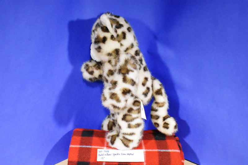 Build-A-Bear Sparkly Snow Leopard Plush