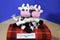 GMA Access I Love Moo Hugging Cows 2002 Beanbag Plush