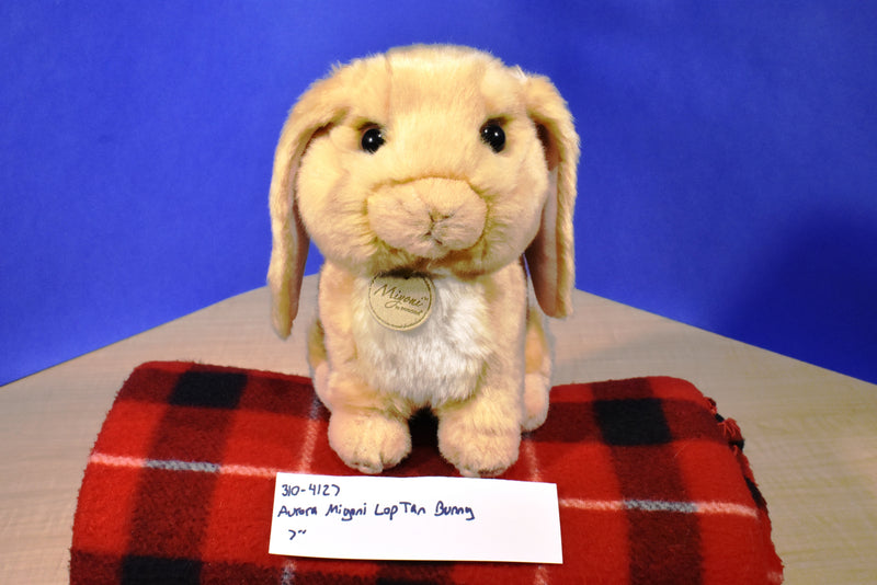 Aurora Miyoni Tan Lop Bunny Rabbit Plush