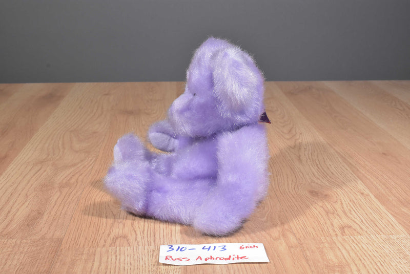 Russ Aphrodite Goddess of Love Lavender Teddy Bear Beanbag Plush