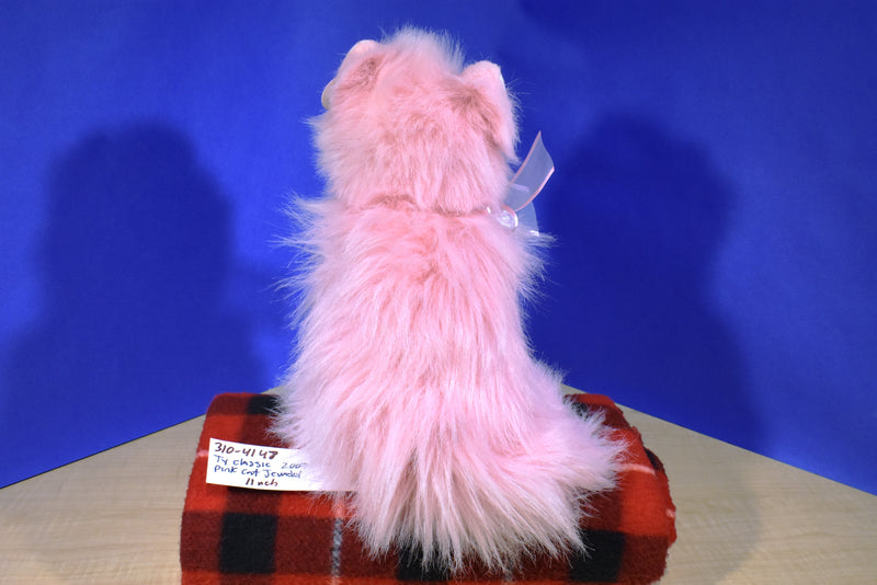 Ty Classic Jeweled Pink Cat 2007 Beanbag Plush
