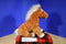 Ty Beanie Buddy Trotter Brown and White Horse Pony 2001 Beanbag Plush