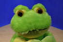 Animal Adventure Green and Yellow Frog With Heart Pillows 2015 Plush