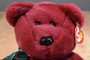 Ty Beanie Buddy Cranberry Teddy 1998 Beanbag Plush