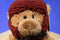 Hugfun St. Judes Tanner Tan Bear Red Hat Mittens Scarf 2006 Plush