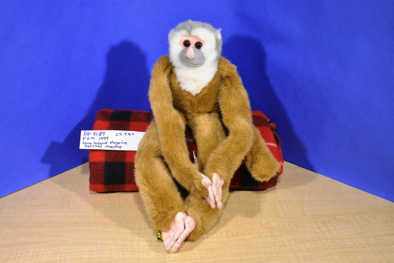 K & M Hugging Long Legged Squirrel Monkey 1999 Plush