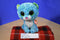 Ty Beanie Boos Leona Blue Leopard 2014 Beanbag Plush