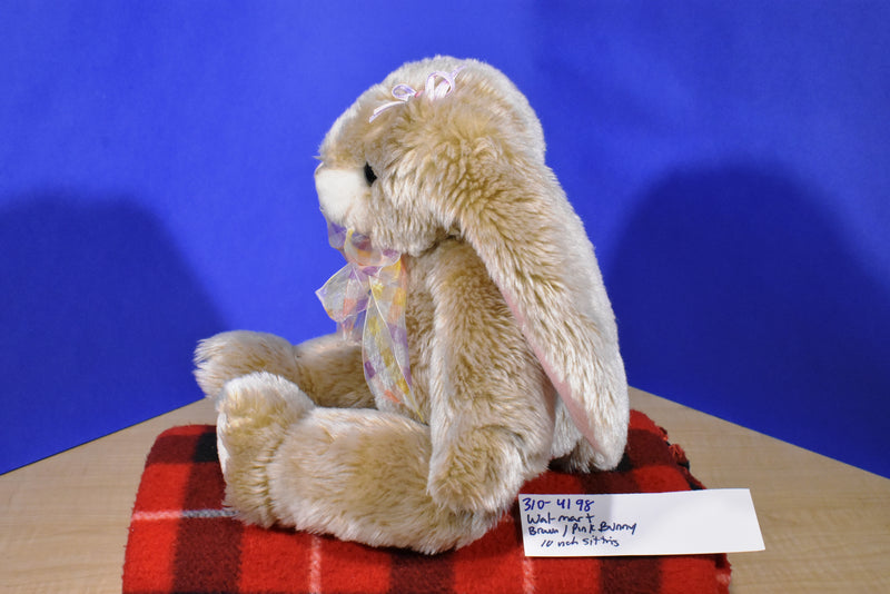 Walmart Brown and White Bunny Rabbit Plush