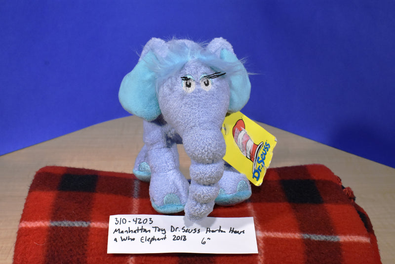 Manhattan Toy Dr. Seuss Horton Hears A Who Elephant 2018 Beanbag Plush