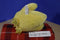 Aurora Powder Puff Yellow Chick Purple Bow Easter Spring Plush