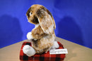 Dan Dee Brown White Mottled Bunny Rabbit Plush