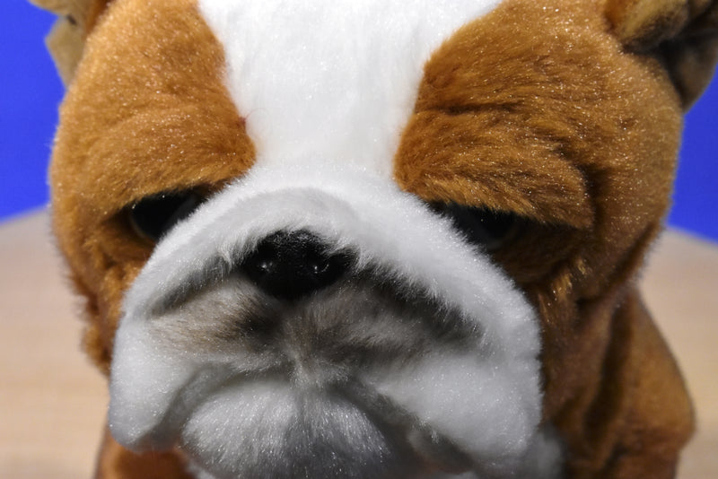 Animal Alley English Bulldog Brown White 2016 Beanbag Plush