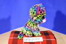 Ty Beanie Boos Dotty the Rainbow Tie Dyed Leopard 2016 Beanbag Plush