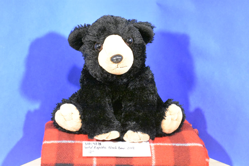 Wild Republic Black Bear 2012 Beanbag Plush
