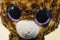 Ty Beanie Boos Safari the Brown and Purple Giraffe 2010 Beanbag Plush