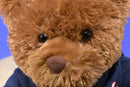 Aeropostale Brown Teddy Bear in Blue Zip Up Sweat Jacket Plush