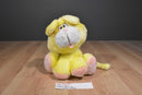 Animal Fair Yellow and Pink Cat 1980s Plush