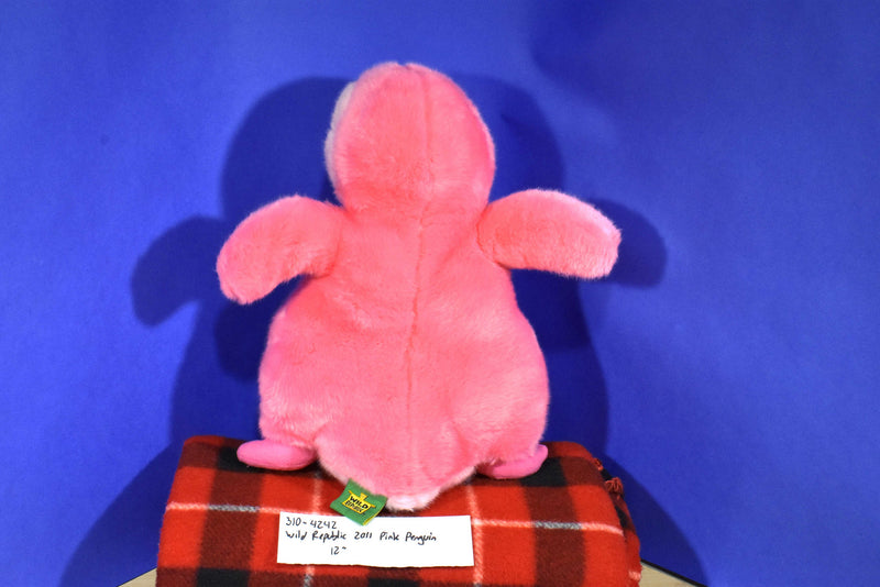 Wild Republic Pink Penguin 2011 Beanbag Plush