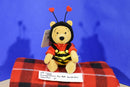 Disney Store Valentines Winnie The Pooh Bumble Bee Beanbag Plush