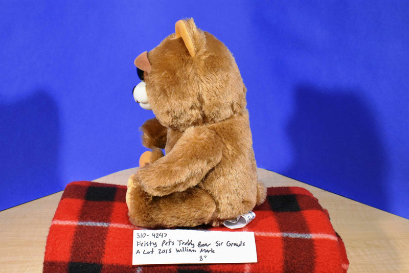 Jazwares Fiesty Pets Sir Growls A Lot Teddy Bear 2015 Plush
