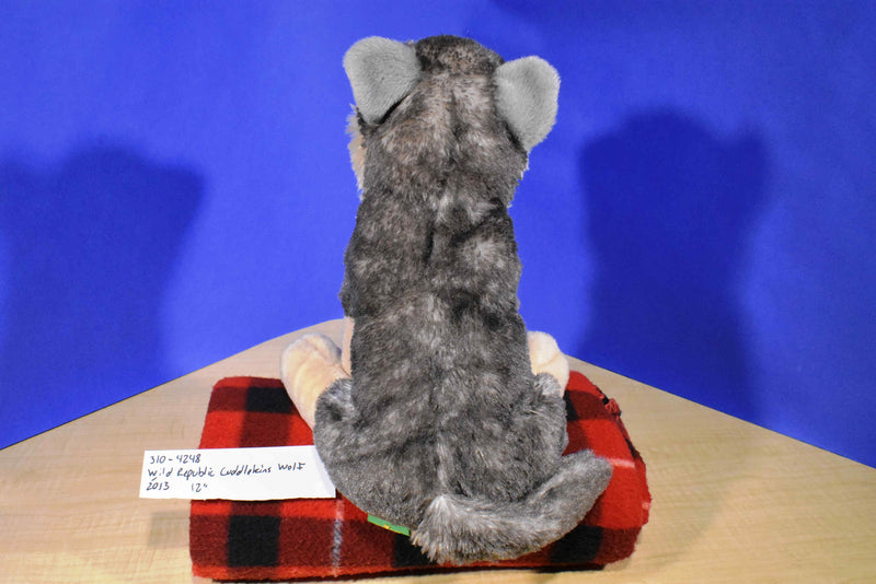 Wild Republic Cuddlekins Wolf 2013 Beanbag Plush
