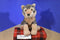 Wild Republic Cuddlekins Wolf 2013 Beanbag Plush