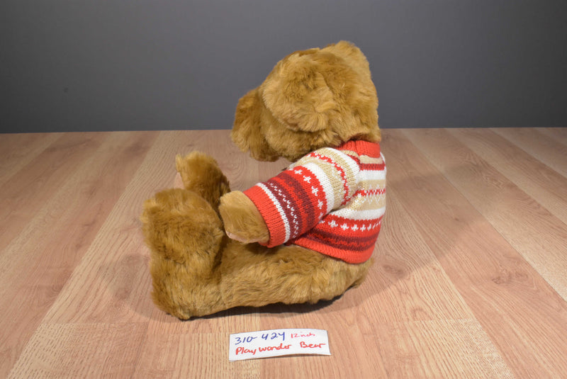 Play Wonder Brown Teddy Bear Beanbag Plush