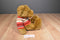 Play Wonder Brown Teddy Bear Beanbag Plush