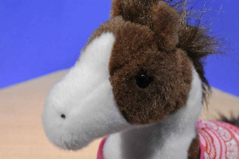 Douglas Daphne Brown White Pinto Horse with Blanket 2014 Plush