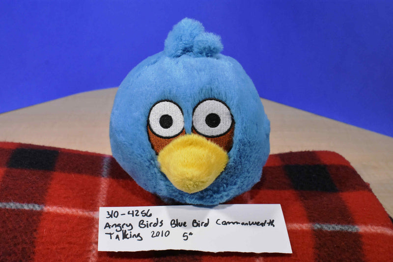 Commonwealth Rovio Angry Birds Jay Jake Jim Blue Bird Talking 2010 Plush