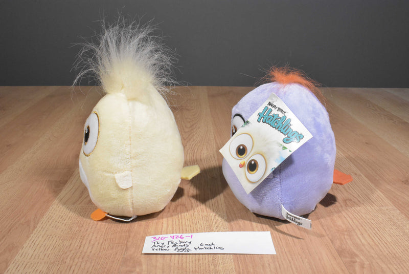 Toy Factory Angry Birds Yellow and Purple Hatchlings 2018 Plush