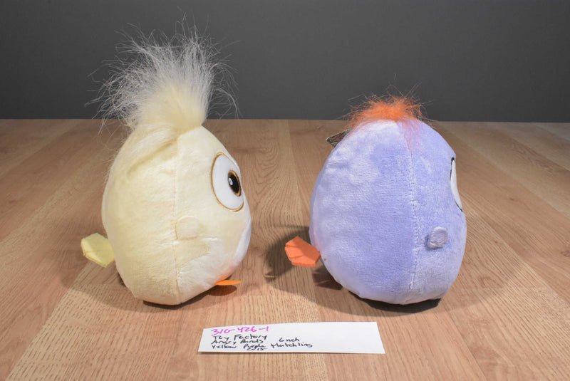 Toy Factory Angry Birds Yellow and Purple Hatchlings 2018 Plush