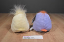 Toy Factory Angry Birds Yellow and Purple Hatchlings 2018 Plushes