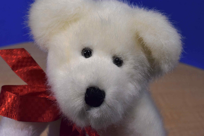 Boyd's Peppermint P. Bear White Polar Bear Jointed 2000 Beanbag Plush