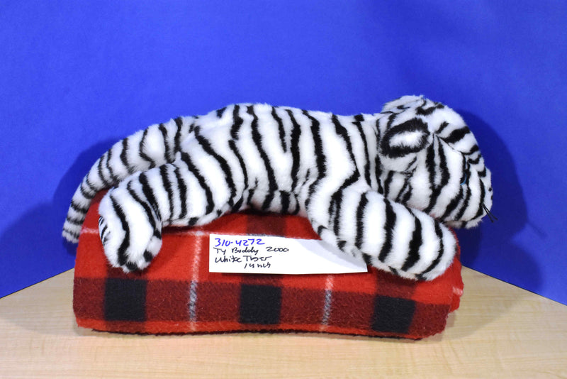 Ty Beanie Buddies White Tiger 2000 Beanbag Plush