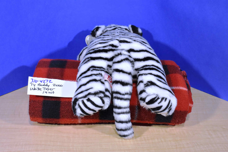 Ty Beanie Buddies White Tiger 2000 Beanbag Plush