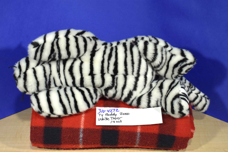 Ty Beanie Buddies White Tiger 2000 Beanbag Plush