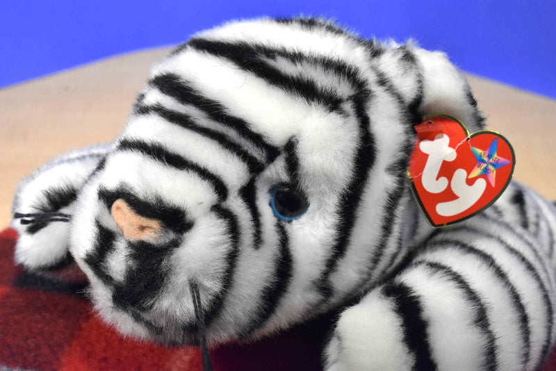 Ty Beanie Buddies White Tiger 2000 Beanbag Plush