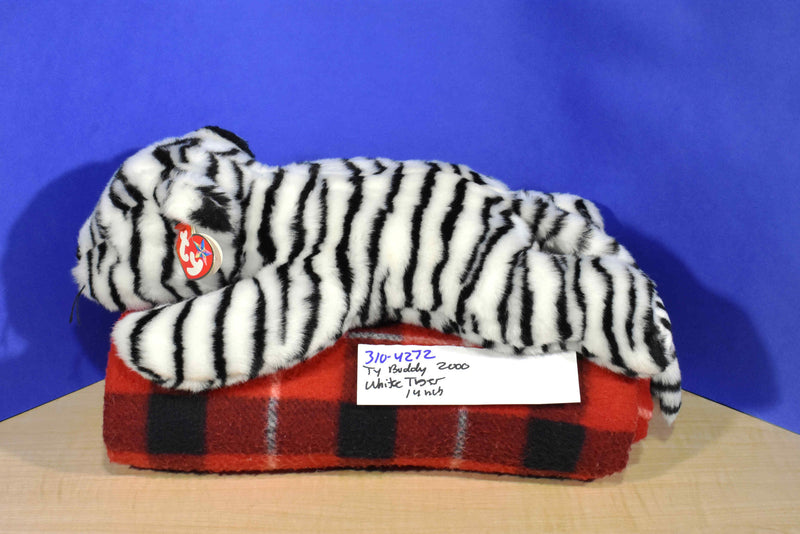 Ty Beanie Buddies White Tiger 2000 Beanbag Plush