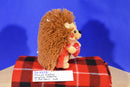 Carlton Cards Stuck On You Hedgehog with Red Heart Plush
