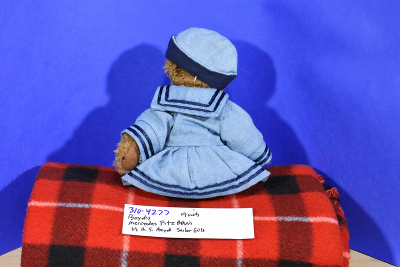 Boyd's Mercedes Fitz Bruin HMS Brown Teddy Bear 1997 Beanbag Plush