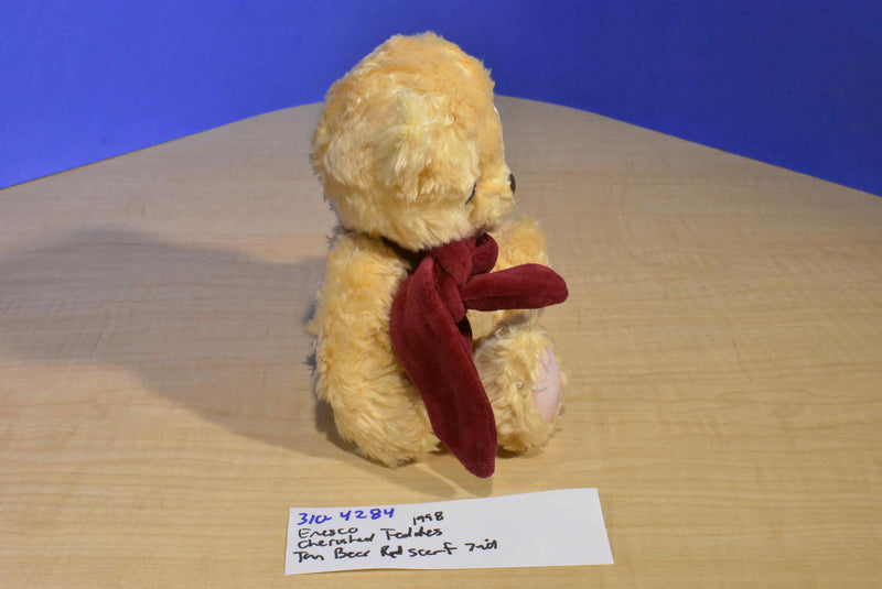 Enesco Cherished Teddies Yellow Teddy Bear 1998 Beanbag Plush