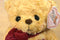 Enesco Cherished Teddies Yellow Teddy Bear 1998 Beanbag Plush