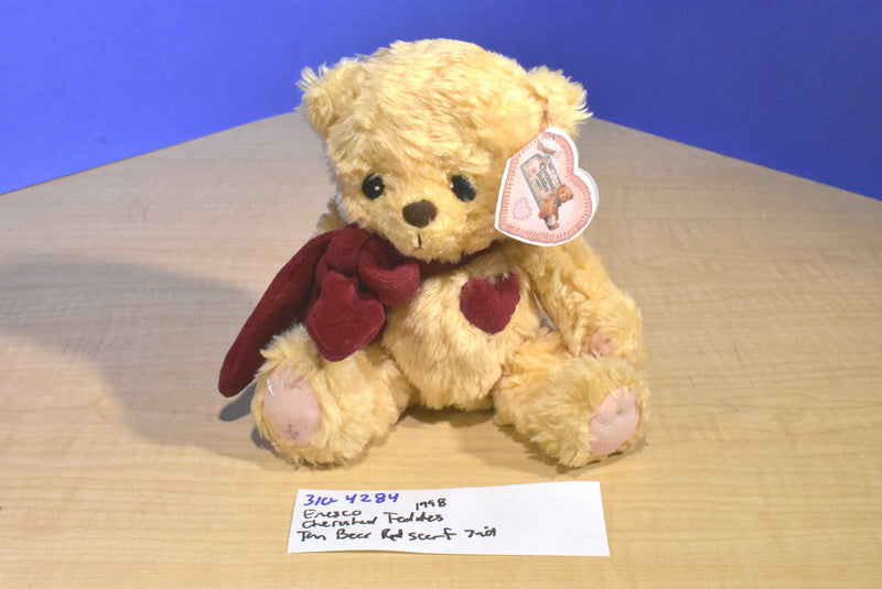 Enesco Cherished Teddies Yellow Teddy Bear 1998 Beanbag Plush