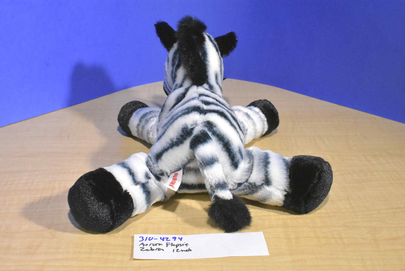Aurora Flopsies Zebra Beanbag Plush