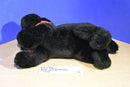 Aurora Black Labrador Lab Puppy Red Bandana Beanbag Plush