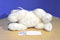 White Bunny Rabbit With Pink Bow Beanbag Plush